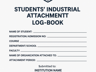 students-industrial-attachment-log-book