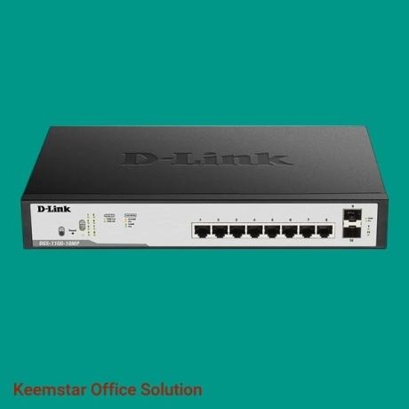 d-link-8-port-poe-gigabit-smart-managed-switch-2-sfp-ports-dgs-f1100-10ps-best-price-in-kenya-big-0